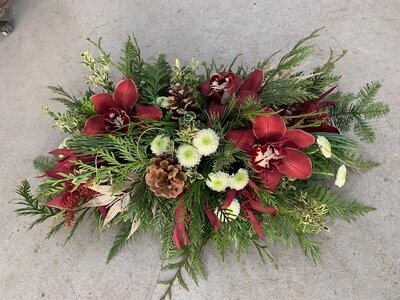 Fresh Christmas Centrepiece  Workshop